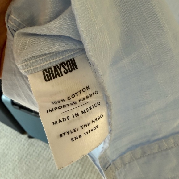 Grayson Sky Blue Women's Blouse - Picture 4 of 7